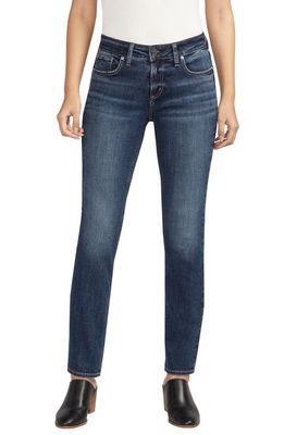 Silver Jeans Co. Elyse Mid Rise Bootcut Jeans in Indigo