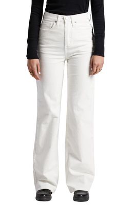 Silver Jeans Co. Highly Desirable High Waist Corduroy Trouser Jeans in White