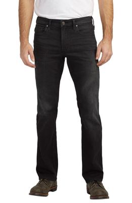 Silver Jeans Co. Jace Slim Fit Bootcut Jeans in Black