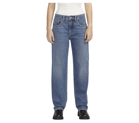 Silver Jeans Co. Low 5 Mid Rise Straight Jeans