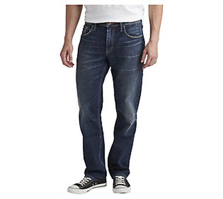 Silver Jeans Co. Machray Classic Fit Straight L eg Jeans-EPV430