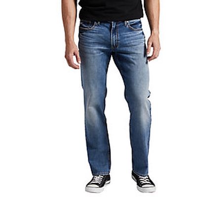 Silver Jeans Co. Men's Allan Slim-Fit Straight- Leg Jean-EKC211