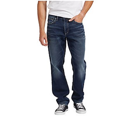 Silver Jeans Co. Men's Eddie Athletic Fit Taper ed Jeans-EWK46