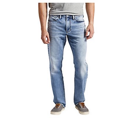 Silver Jeans Co. Men's Eddie Athletic-Fit Taper ed-Leg - EWK207