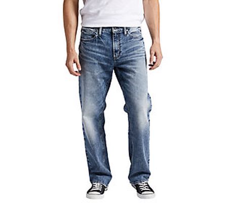 Silver Jeans Co. Men's Grayson Classic Straight Jeans-EAB242