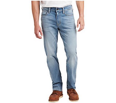 Silver Jeans Co. Men's The Relaxed Straight Le g Jeans-AUM158