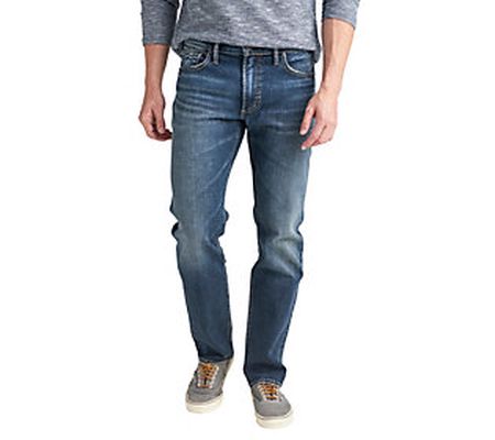 Silver Jeans Co. Men'sAllan Classic Straight Le g Jeans -EDK231