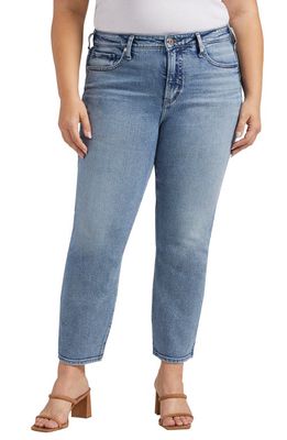 Silver Jeans Co. Most Wanted High Waist Straight Leg Jeans in Indigo