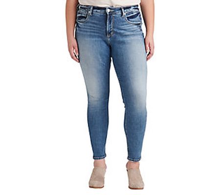 Silver Jeans Co. Plus Size Avery High Rise Skin ny Jean -ECF309