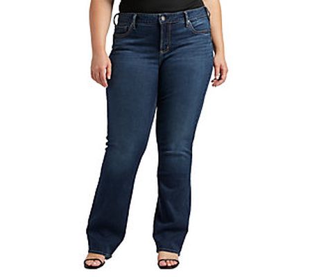 Silver Jeans Co. Plus Size Elyse Slim Bootcut J eans-EDB459