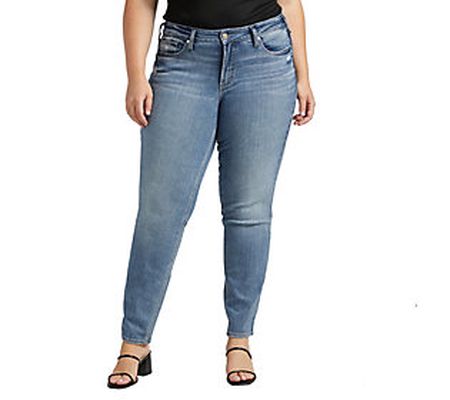 Silver Jeans Co. Plus Size Suki Straight Leg Je ans -EKC202