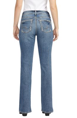 Silver Jeans Co. Suki Curvy Mid Rise Bootcut Jeans in Indigo