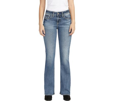 Silver Jeans Co. Suki Mid Rise Curvy Fit Bootcu t Jeans
