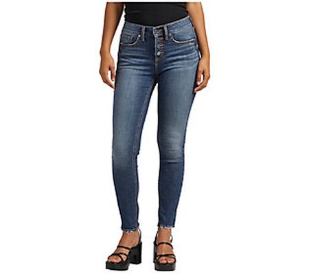 Silver Jeans Co. Suki Mid Rise Skinny Jeans-ECF472