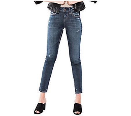 Silver Jeans Co. Suki Mid Rise Skinny Leg Jeans - SSX492