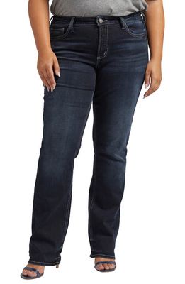 Silver Jeans Co. Suki Mid Rise Slim Bootcut Jeans in Indigo