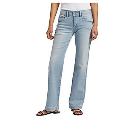 Silver Jeans Co. Suki Mid Rise Trouser Leg Jean s-SOC122