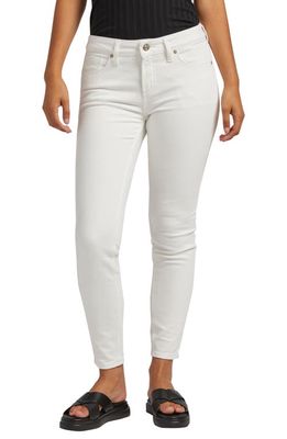 Silver Jeans Co. Suki Skinny Jeans in Off White