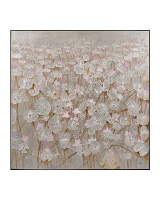"Silver Lily Pond" Wall Art by Teng Fei