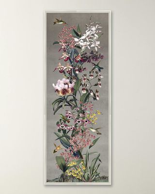 Silver Orchid Panel I Wall Art