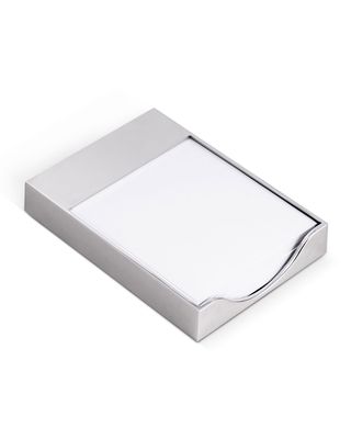 Silver-Plated Memo Holder