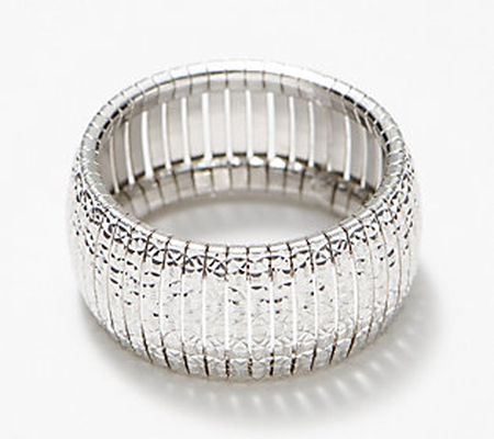 Silver Style Omega Flex Ring, Sterling Silver