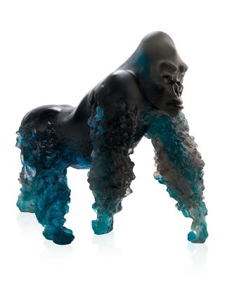 Silverback Gorilla in Blue Grey by Jean-No