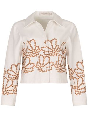 Silvia Tcherassi Belen graphic-print shirt - White