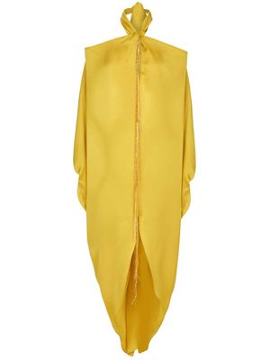 Silvia Tcherassi Jacqueline kaftan midi dress - Yellow