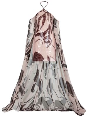 Silvia Tcherassi Kavya sequin-embellished dress - Neutrals