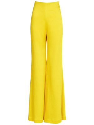 Silvia Tcherassi Palermo high-waisted wide-leg trousers - Yellow