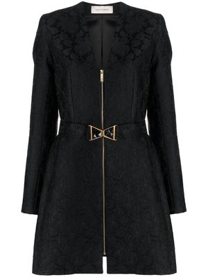 Silvia Tcherassi Romana jacquard mini dress - Black