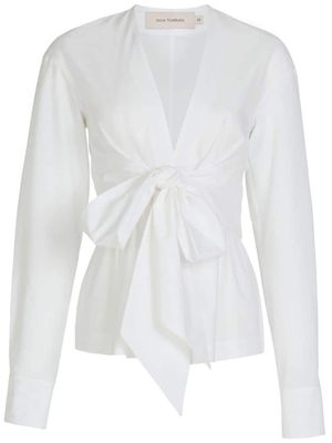 Silvia Tcherassi Saanvi linen blouse - White