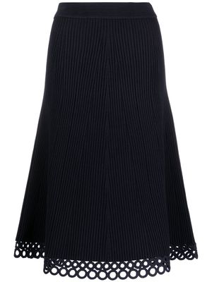 Simkhai A-line knitted skirt - Black