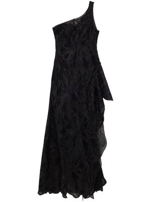Simkhai Agatha one-shoulder long dress - Black