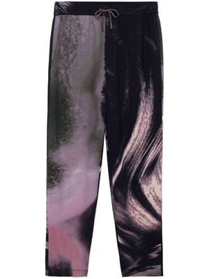 Simkhai Allister abstract-print trousers - Pink