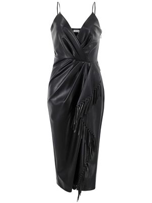 Simkhai Carlee fringe-detailing dress - Black