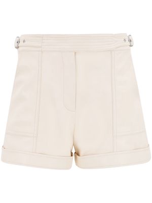Simkhai Chace belted mini shorts - Neutrals