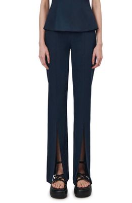 Simkhai Chase Front Slit Pants in Midnight