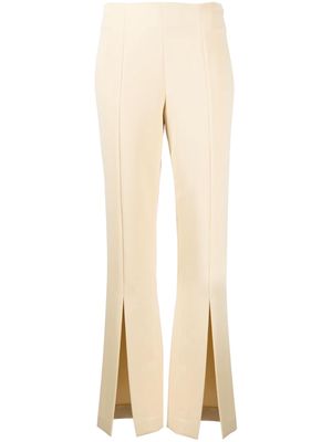 Simkhai Chase front-slit trousers - Yellow