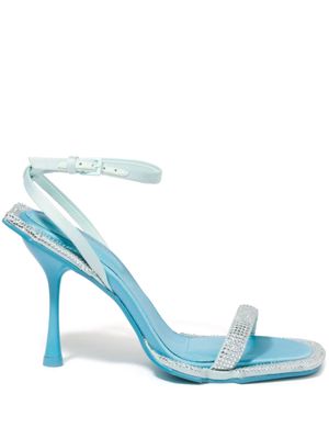 Simkhai crystal-embellished sandals - Blue