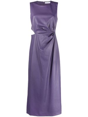 Simkhai cut-out detail maxi dress - Purple
