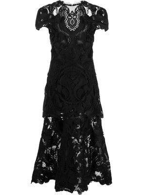 Simkhai cut out-detail midi dress - Black