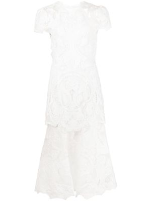 Simkhai cut out-detail midi dress - White