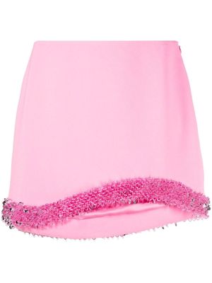 Simkhai Dua embellished mini skirt - Pink