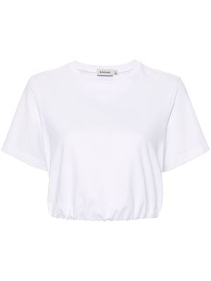 Simkhai elasticated-waist T-shirt - White