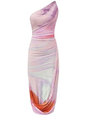 Simkhai Havana abstract-print dress - Pink