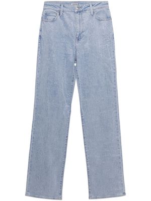 Simkhai Liam high-rise straight-leg jeans - Blue