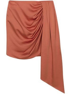 Simkhai Mae draped skirt - Orange