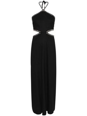 Simkhai rhinestone-embellished dress - Black